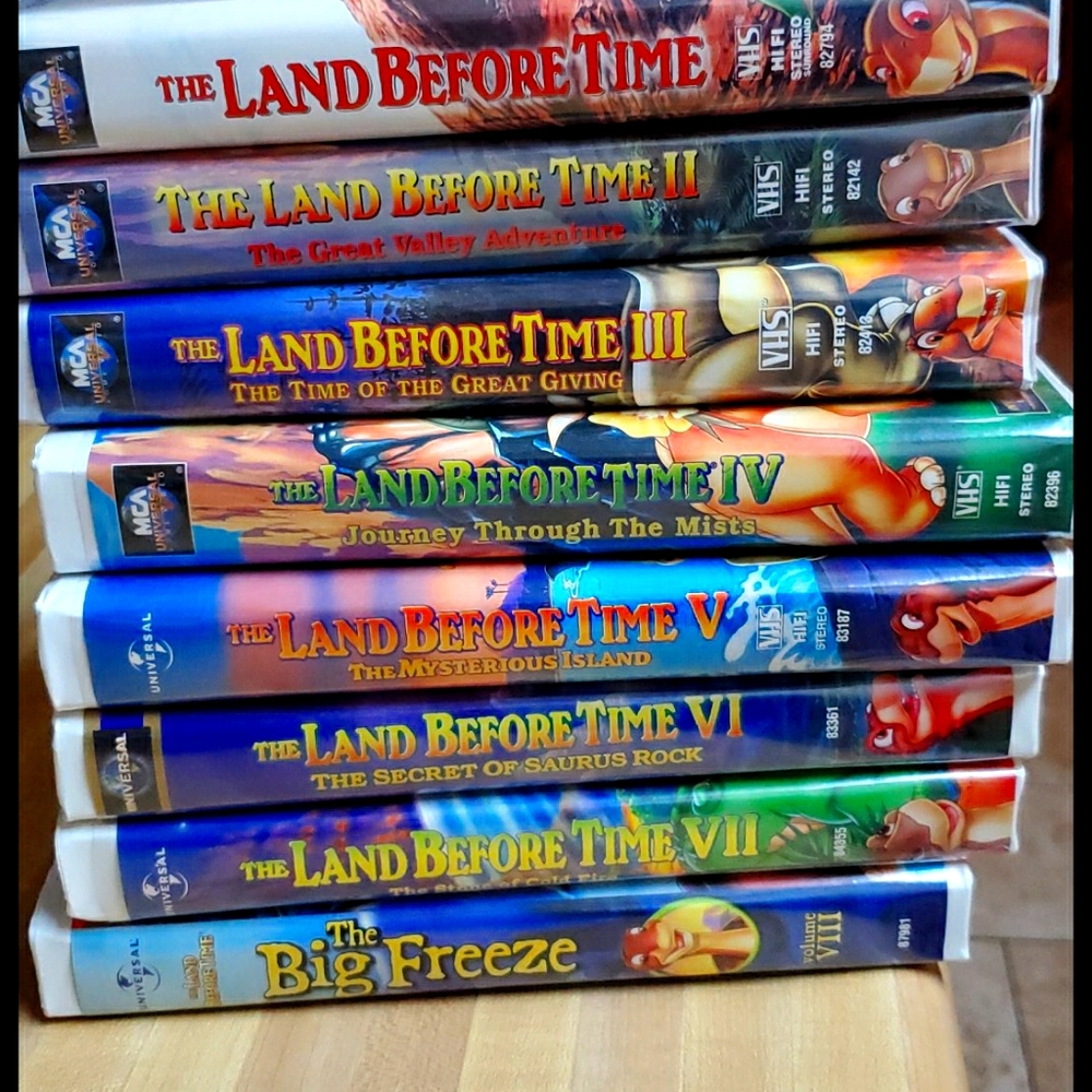 The Land Before Time complete series VHS